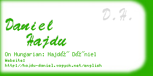 daniel hajdu business card